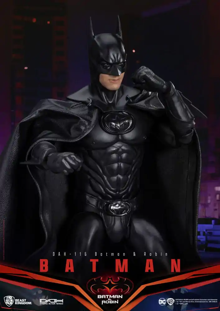 Figurină de acțiune DC Comics Dynamic 8ction Heroes 1/9 Batman (Batman & Robin) 21 cm poza produsului