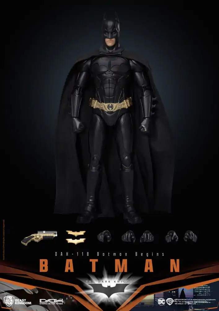 Figurină de acțiune DC Comics Dynamic 8ction Heroes 1/9 Batman (Batman Begins) 21 cm poza produsului