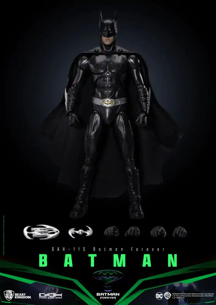 Figurină de acțiune DC Comics Dynamic 8ction Heroes 1/9 Batman (Batman Forever) 21 cm poza produsului