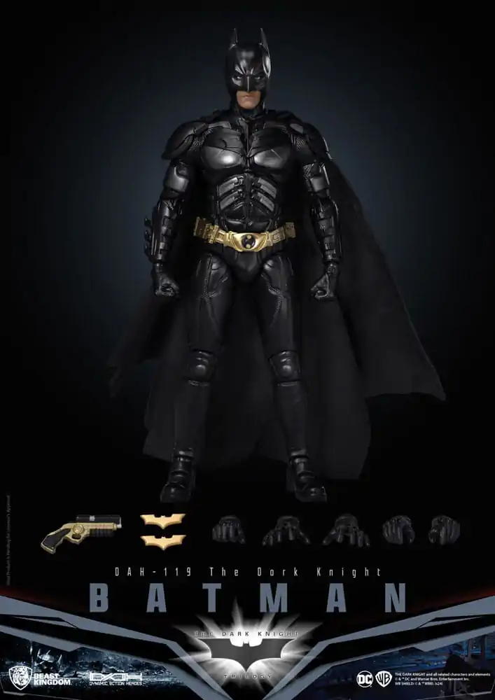 Figurină de acțiune DC Comics Dynamic 8ction Heroes 1/9 Batman (The Dark Knight) 21 cm poza produsului