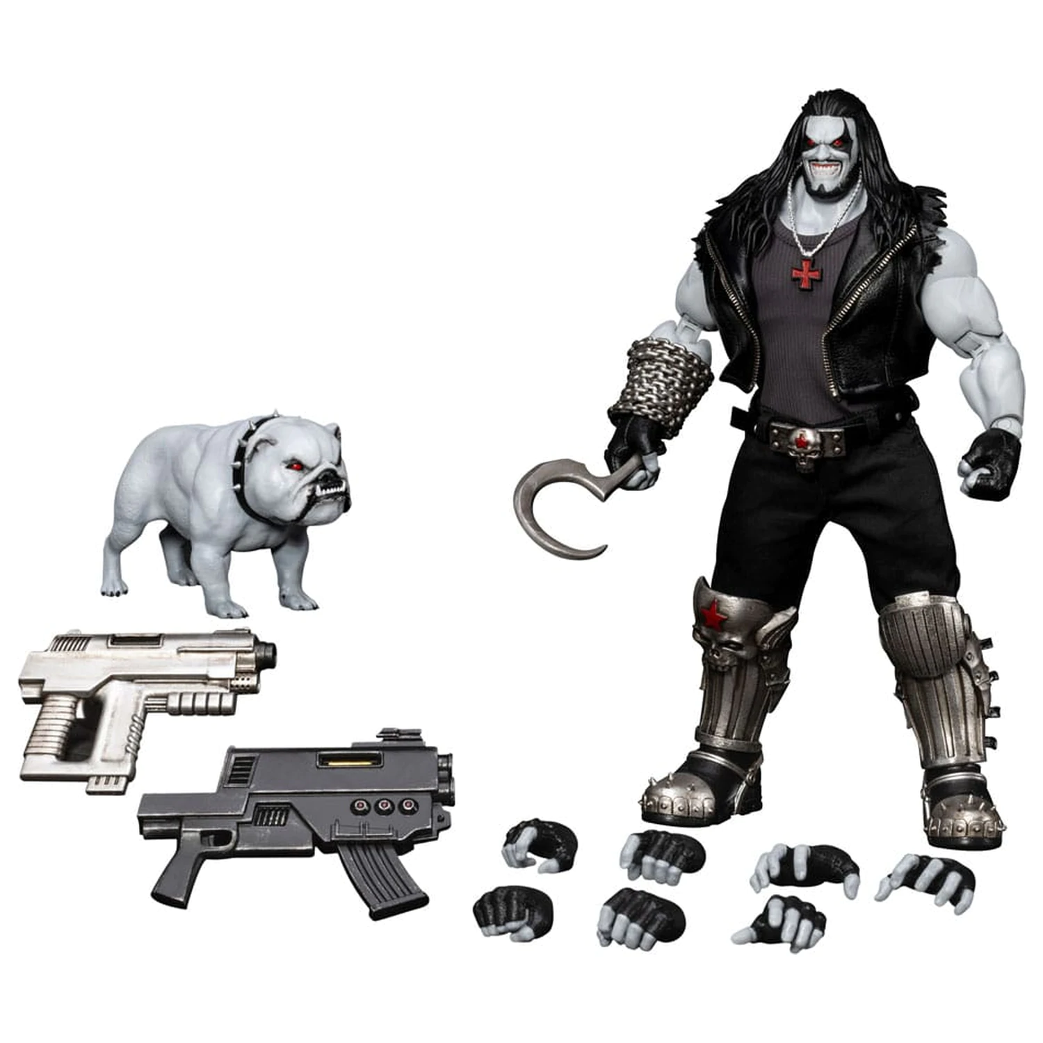 DC Comics Dynamic 8ction Heroes figurina de actiune 1/9 Lobo Deluxe Version 23 cm poza produsului