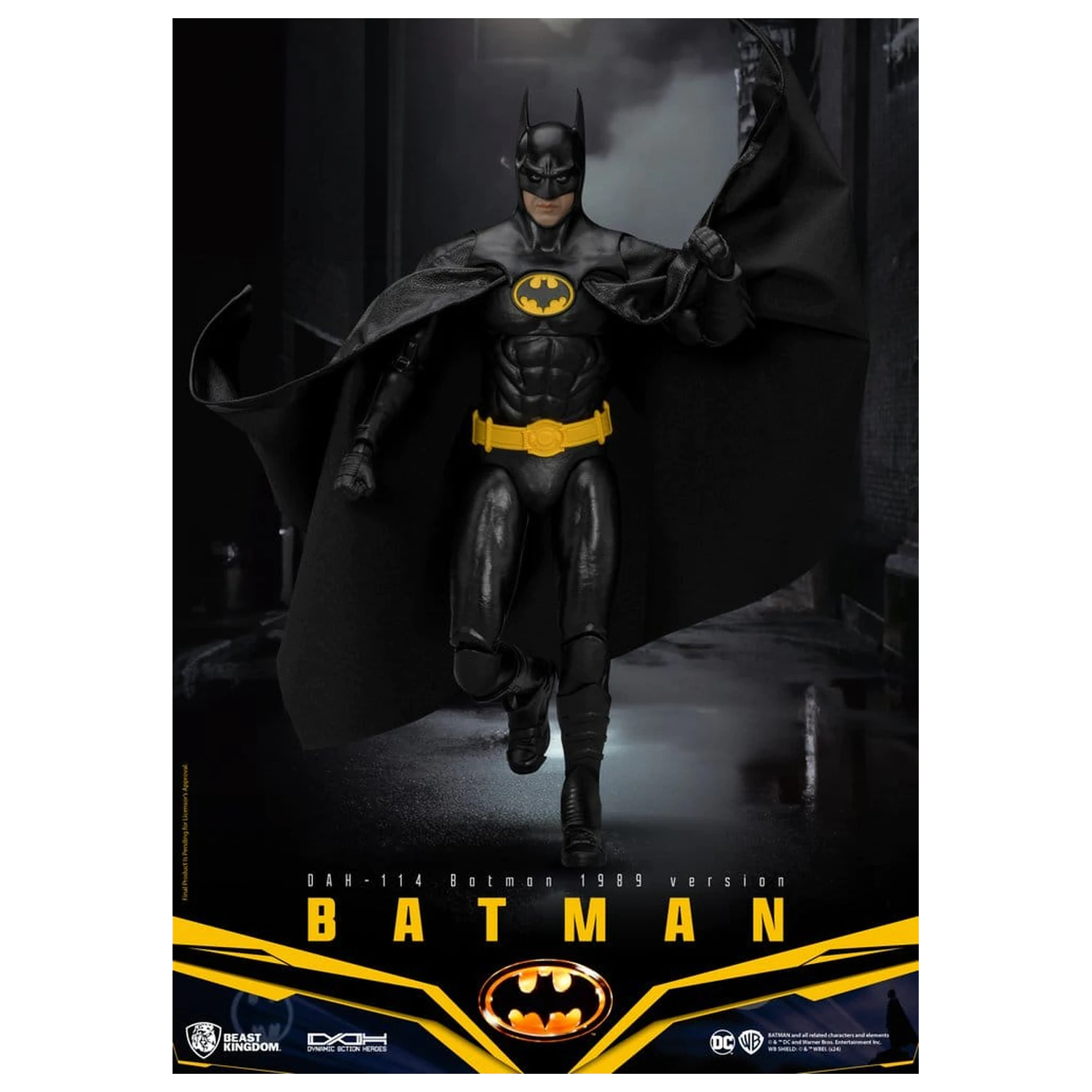 DC Comics Dynamic 8ction Heroes figurina de actiune Batman 1989 Standard Version 21 cm poza produsului