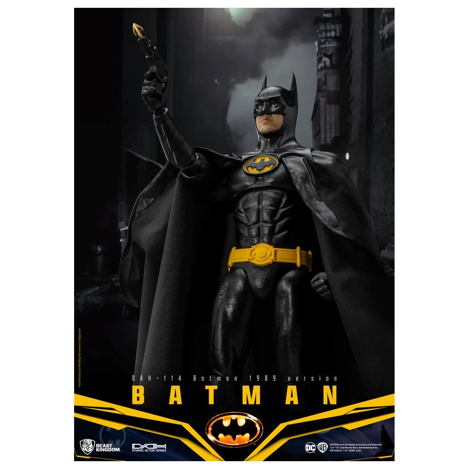 DC Comics Dynamic 8ction Heroes figurina de actiune Batman 1989 Standard Version 21 cm poza produsului