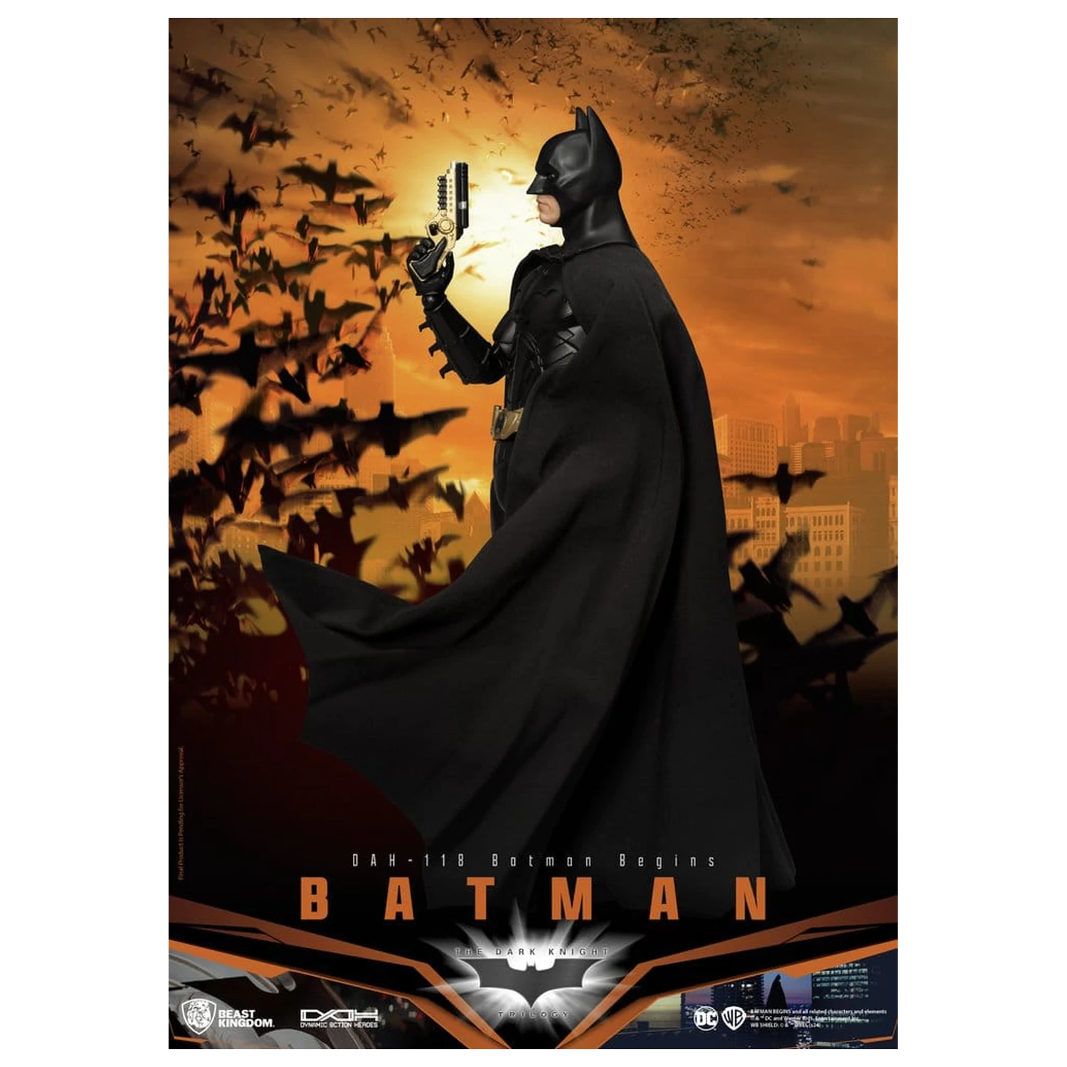 DC Comics Dynamic 8ction Heroes figurina de actiune Batman (Batman Begins) 21 cm poza produsului