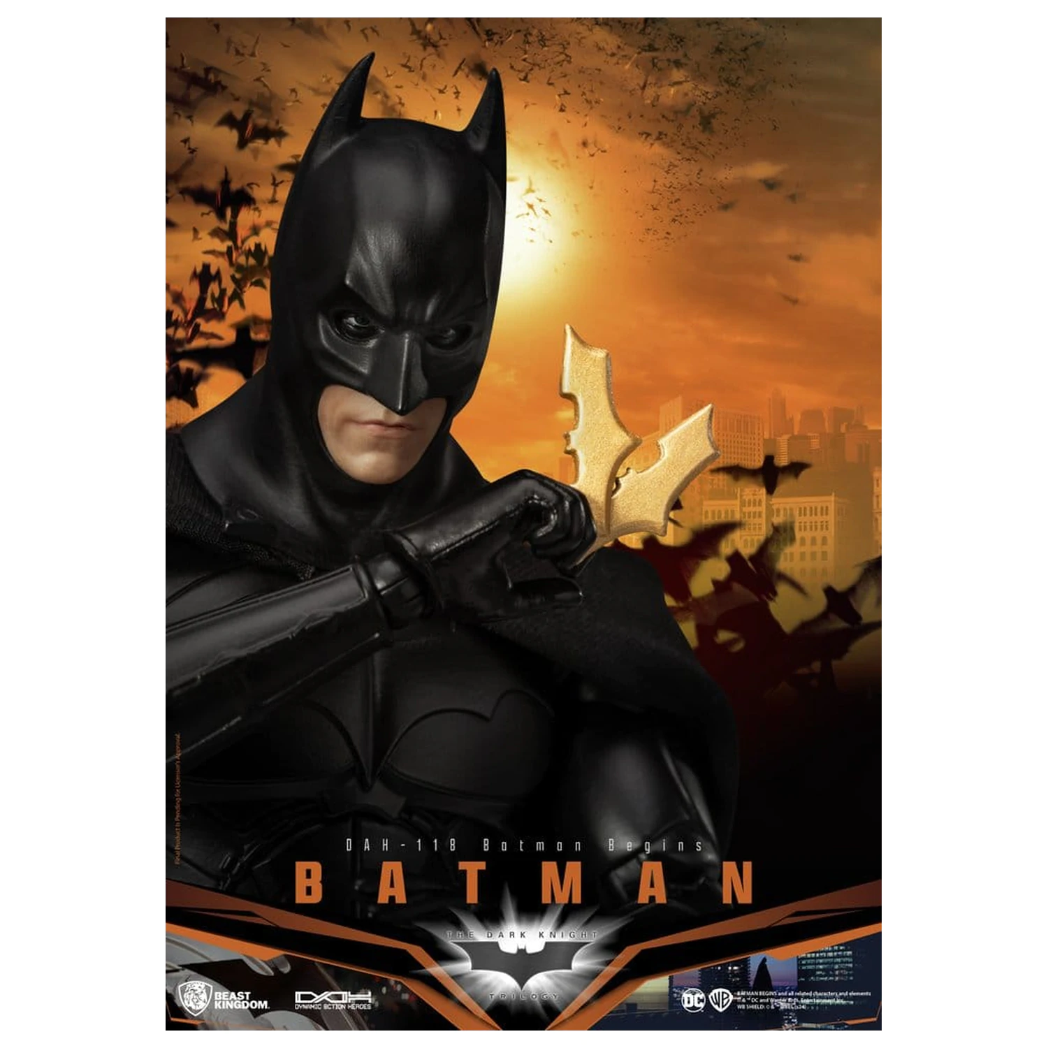 DC Comics Dynamic 8ction Heroes figurina de actiune Batman (Batman Begins) 21 cm poza produsului