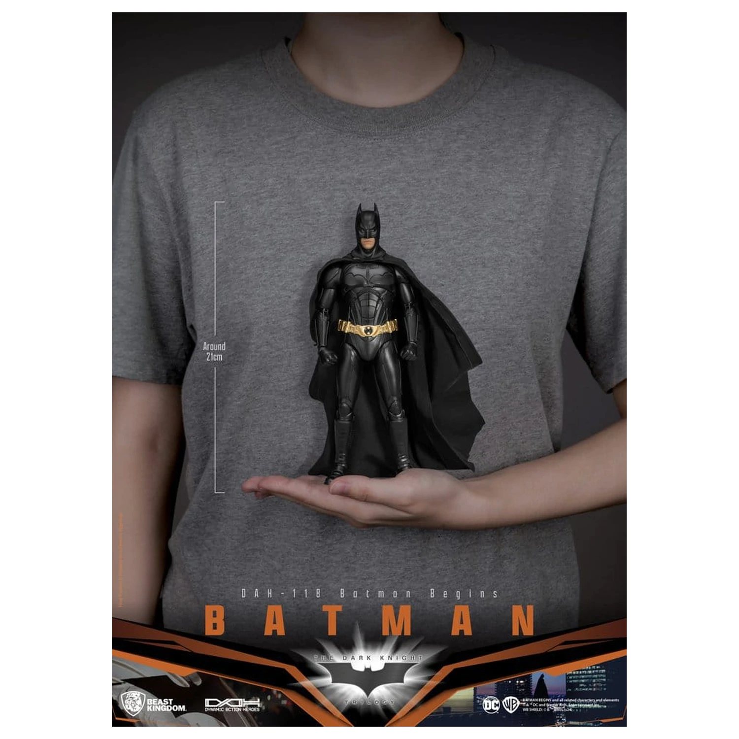 DC Comics Dynamic 8ction Heroes figurina de actiune Batman (Batman Begins) 21 cm poza produsului