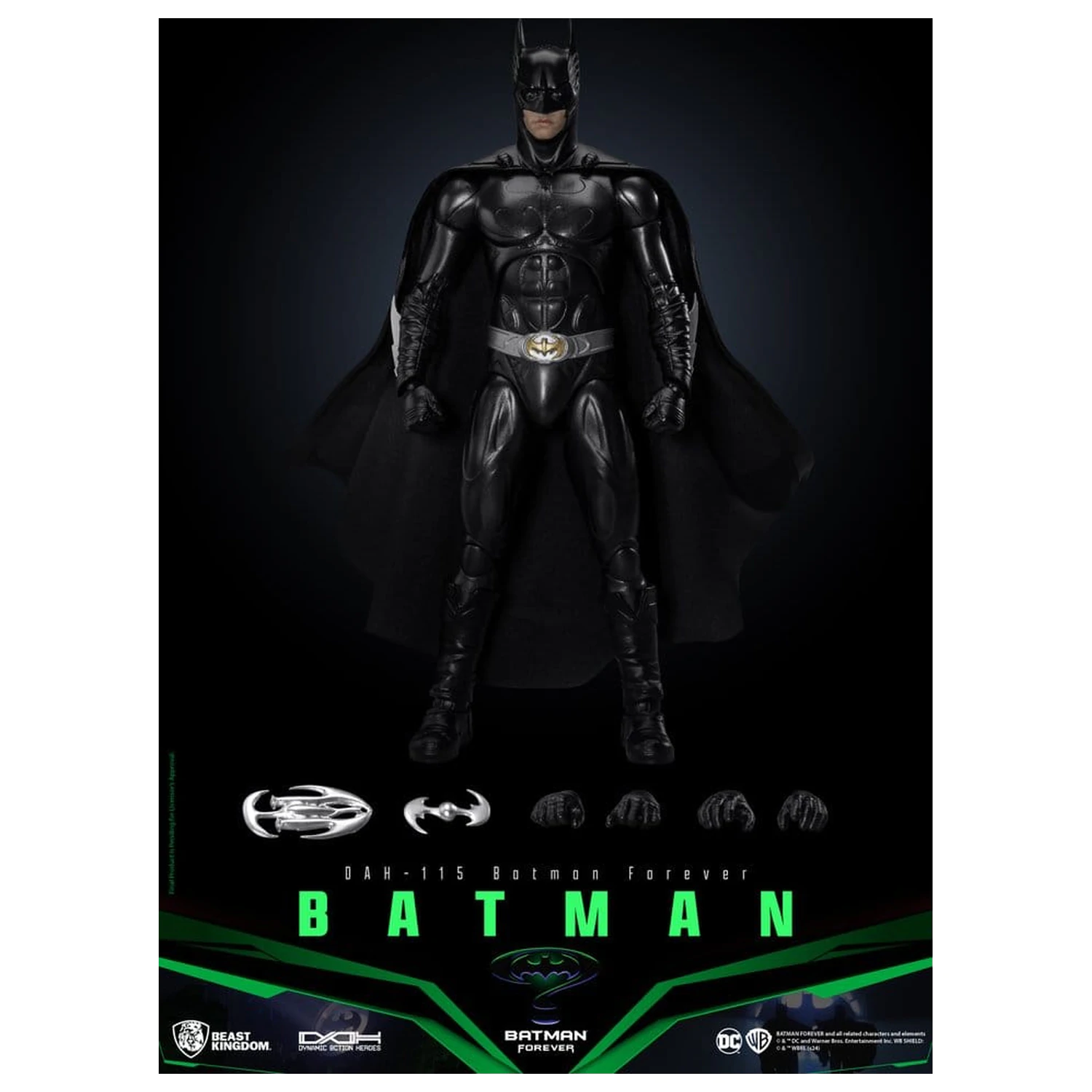 DC Comics Dynamic 8ction Heroes figurina de actiune Batman (Batman Forever) 21 cm poza produsului