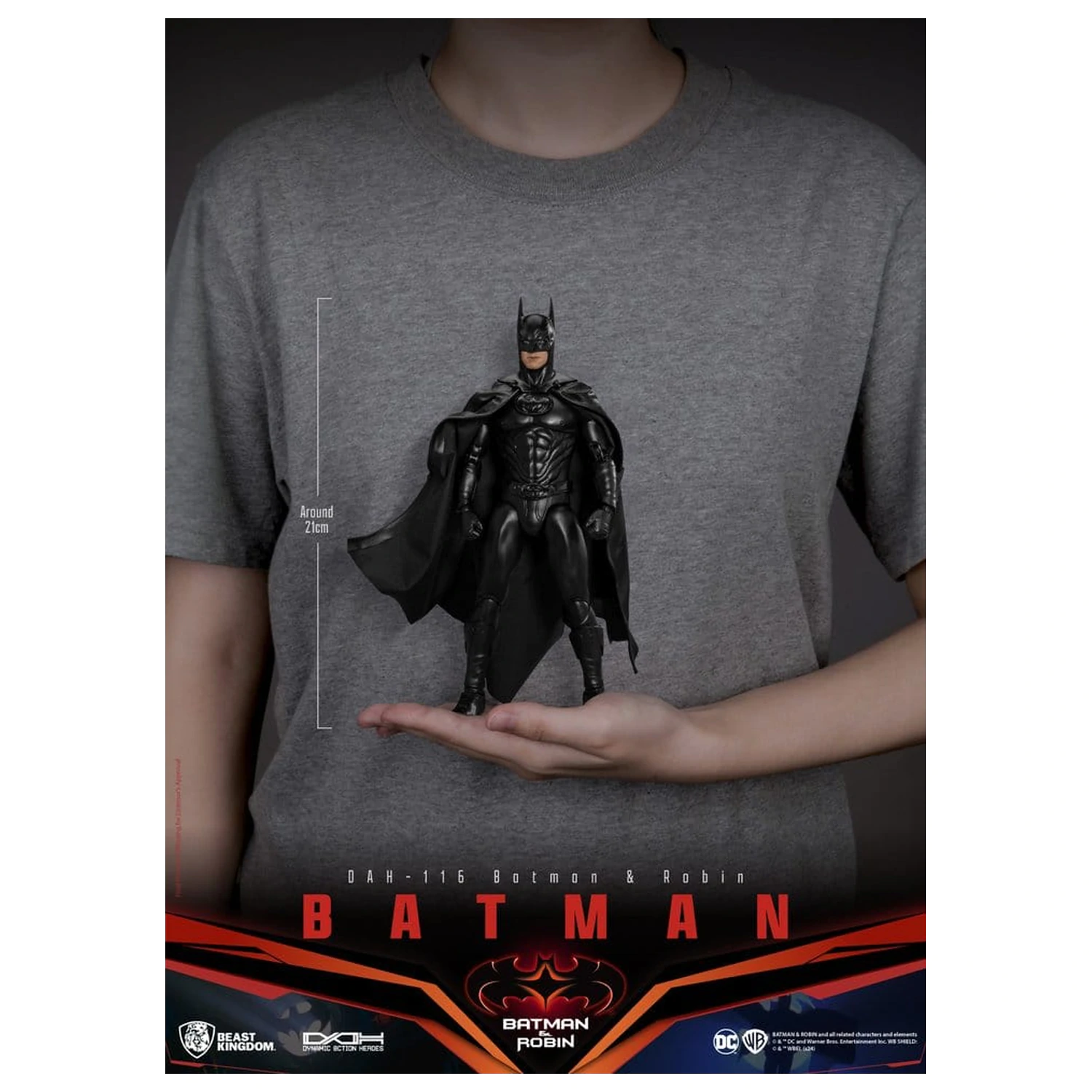 DC Comics Dynamic 8ction Heroes figurina de actiune Batman (Batman & Robin) 21 cm poza produsului