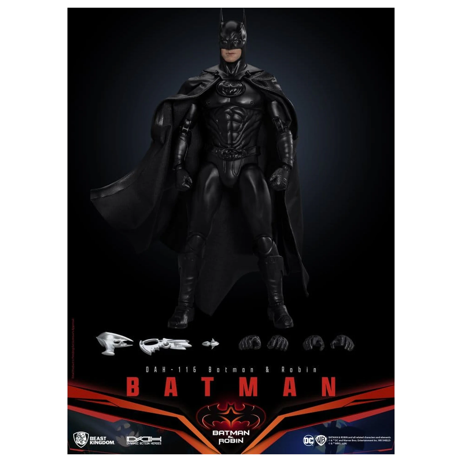DC Comics Dynamic 8ction Heroes figurina de actiune Batman (Batman & Robin) 21 cm poza produsului