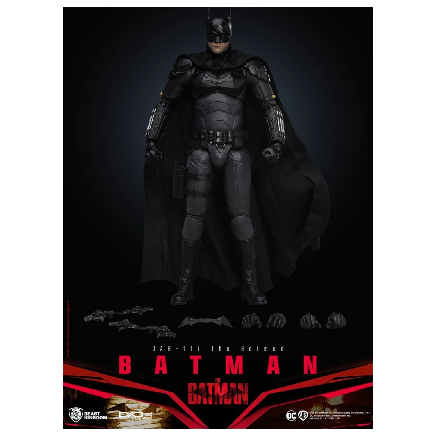 DC Comics Dynamic 8ction Heroes figurina de actiune Batman (The Batman) 21 cm poza produsului
