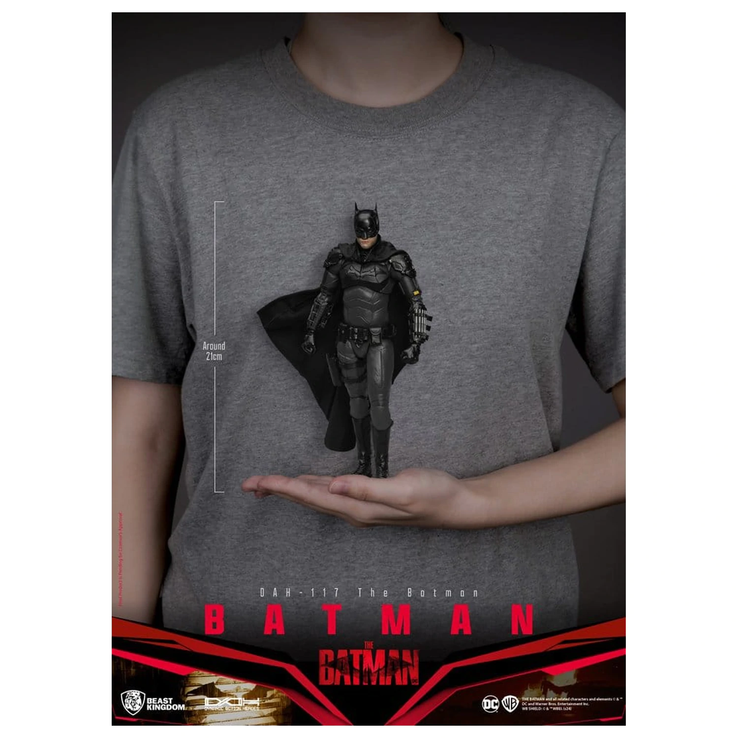 DC Comics Dynamic 8ction Heroes figurina de actiune Batman (The Batman) 21 cm poza produsului