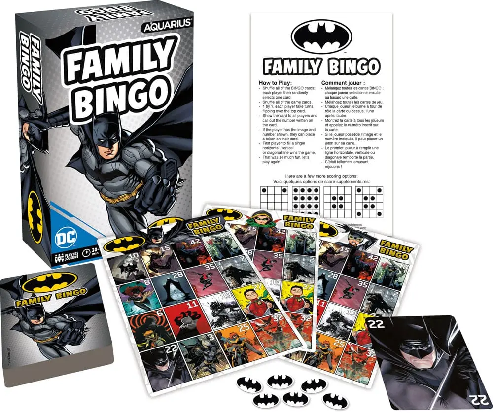 DC Comics Joc de Societate Bingo de Familie Batman *Versiune în Engleză* poza produsului