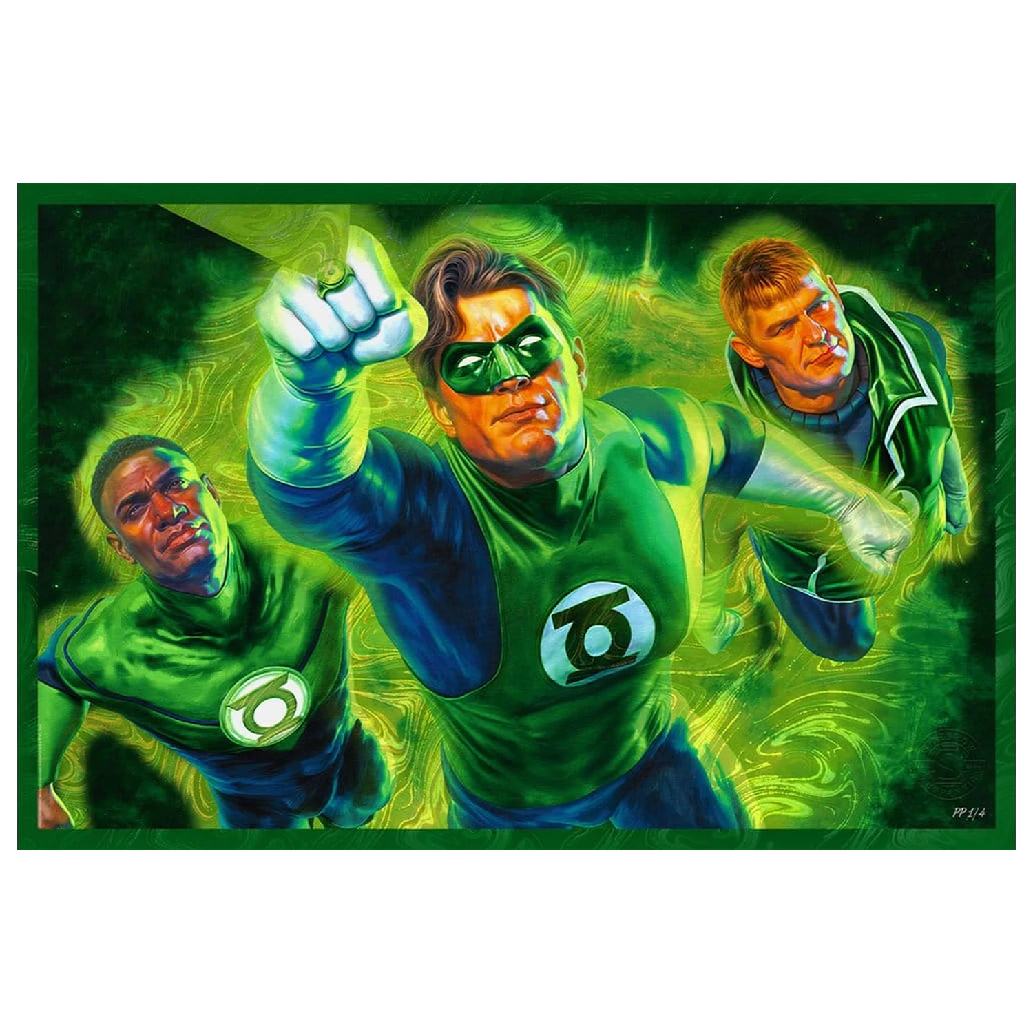 Print Fine Art DC Comics Green Lantern 61 x 41 cm - neframat poza produsului