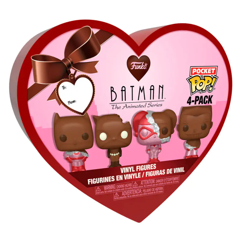 DC Valentines Pocket POP! Figurina de Vinil 4-Pack Choc 4 cm poza produsului