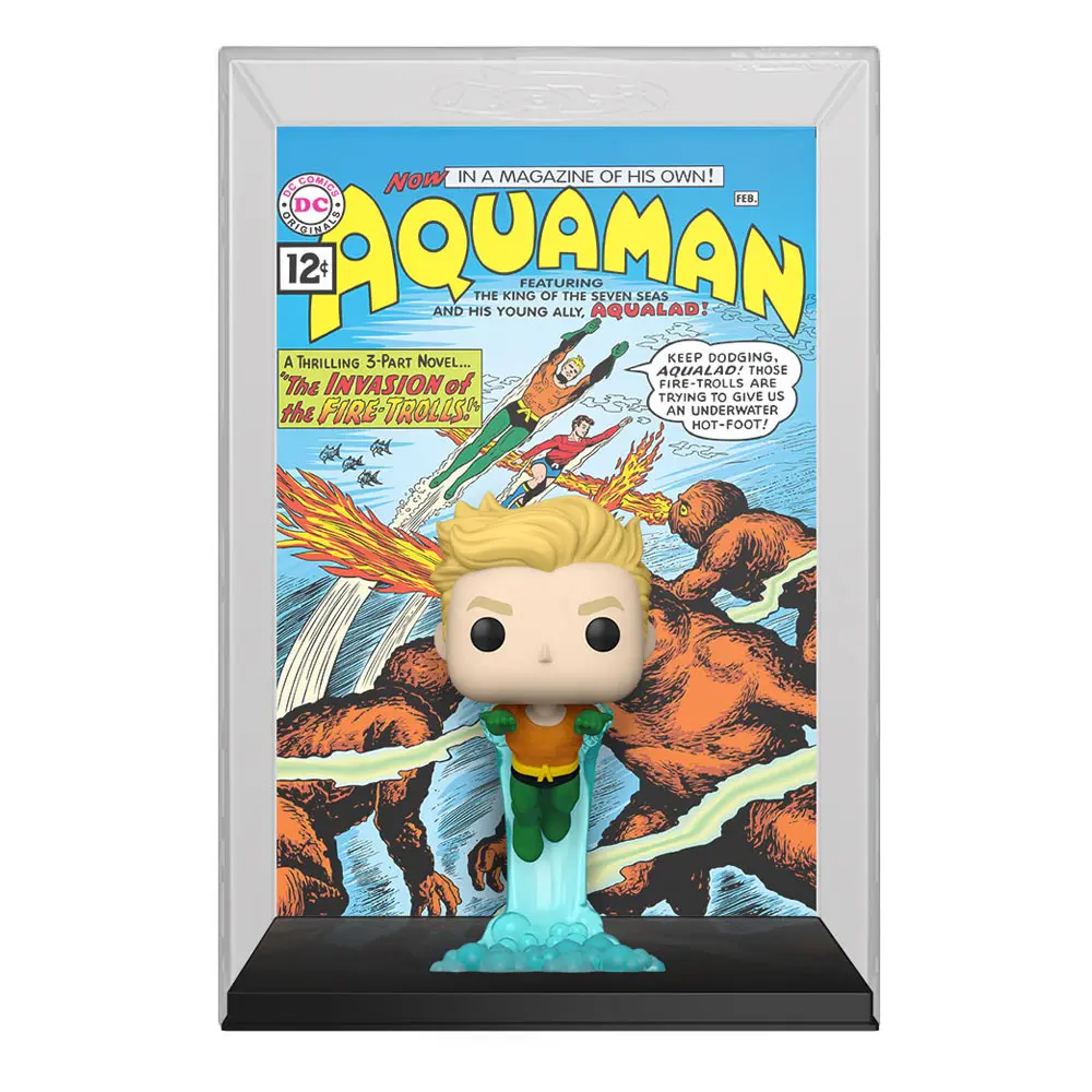 DC Comics POP! Copertă de benzi desenate Figurina de vinil Aquaman 9 cm poza produsului