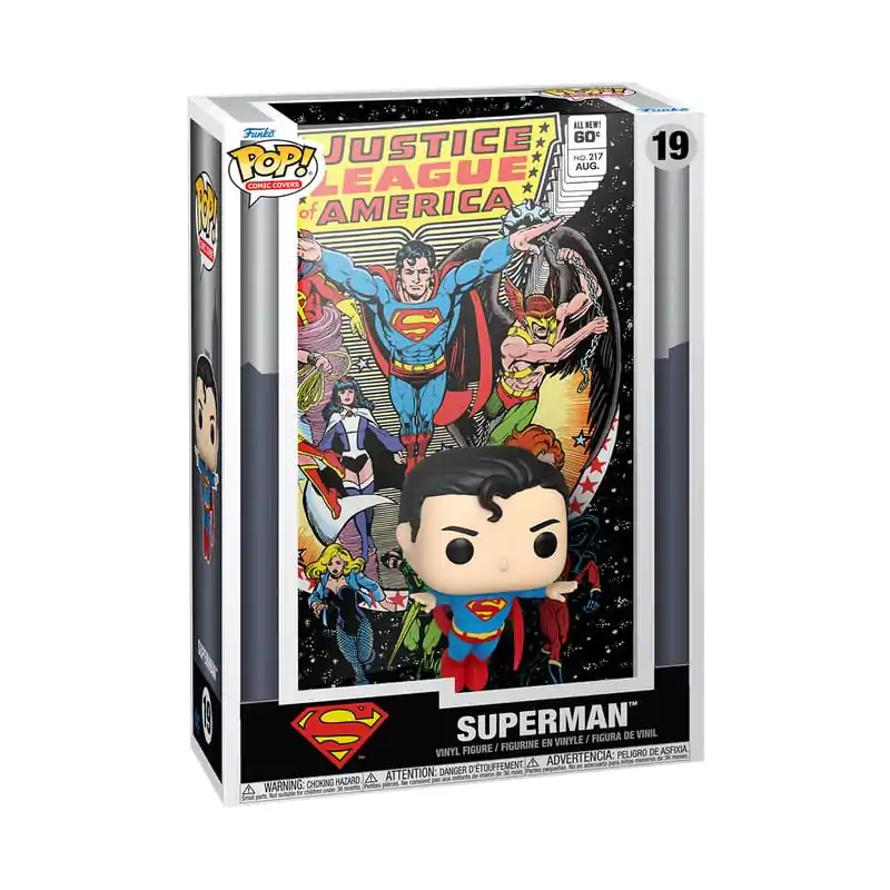 DC Comics Funko POP! Copertă Revistă de Benzi Desenate Vinyl Figure Justice League of America Superman 9 cm poza produsului