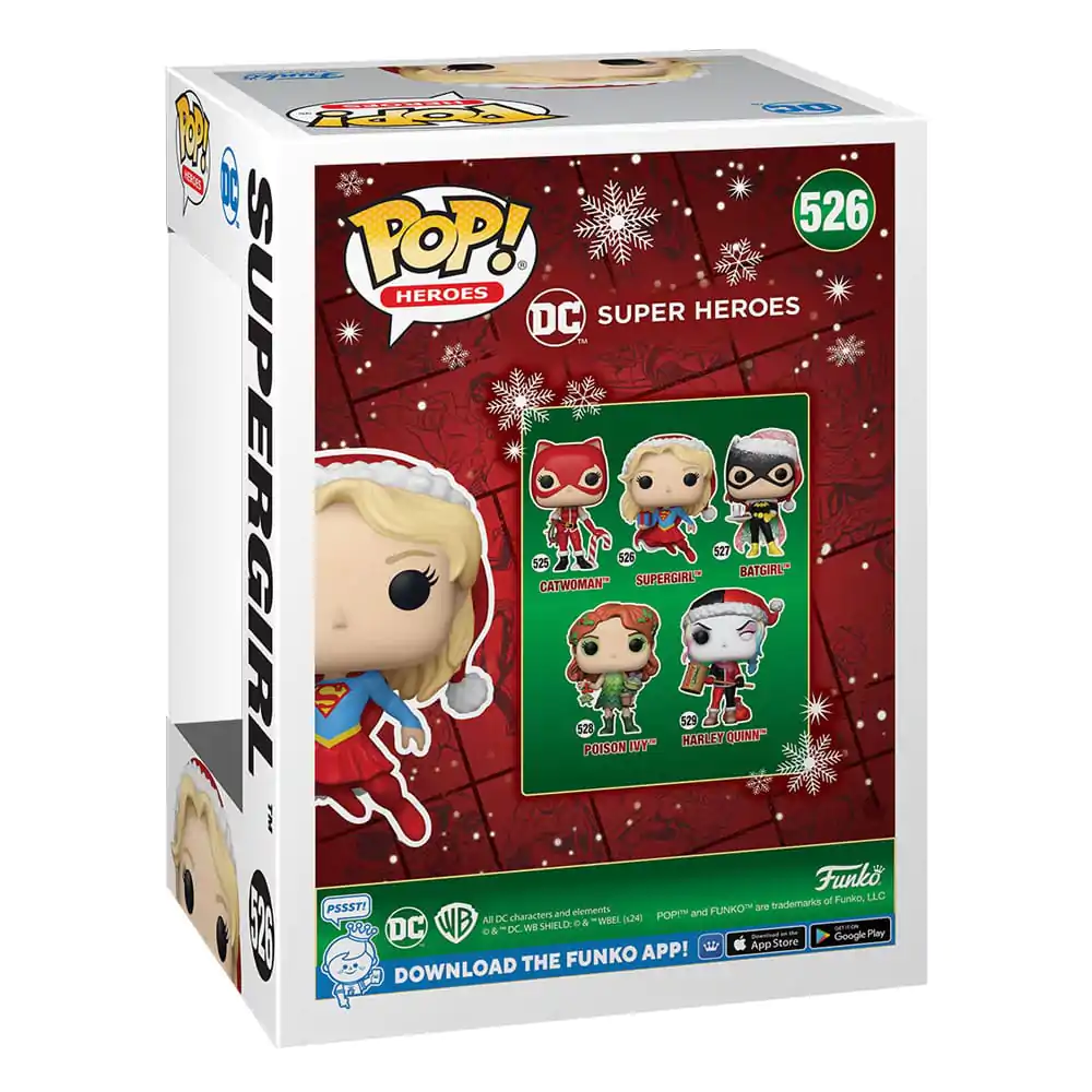 DC Comics Funko POP! Heroes figurină de vinil Holiday '24- Supergirl 9 cm poza produsului