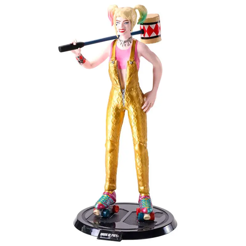 Figurină flexibilă DC Comics Bendyfigs Harley Quinn BOP cu ciocan 19 cm poza produsului