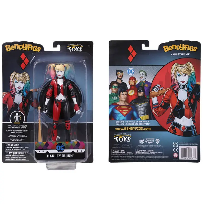 DC Comics Bendyfigs Figurina Flexibilă Harley Quinn Rebirth 19 cm poza produsului