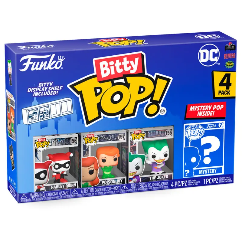 DC Bitty POP! Figurina de vinil 4-Pack Harley Quinn 2,5 cm poza produsului