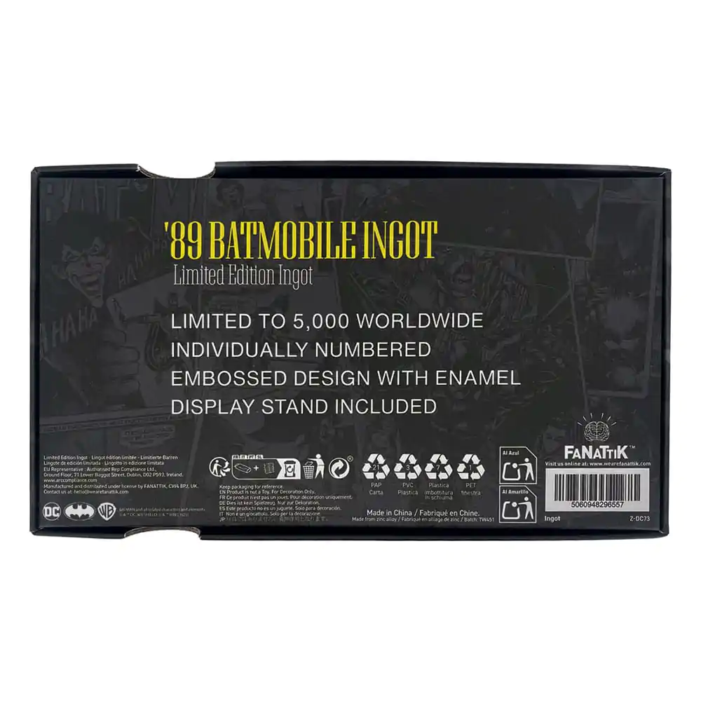 DC Comics Lingou Batman Batmobile XL Editie Limitata poza produsului