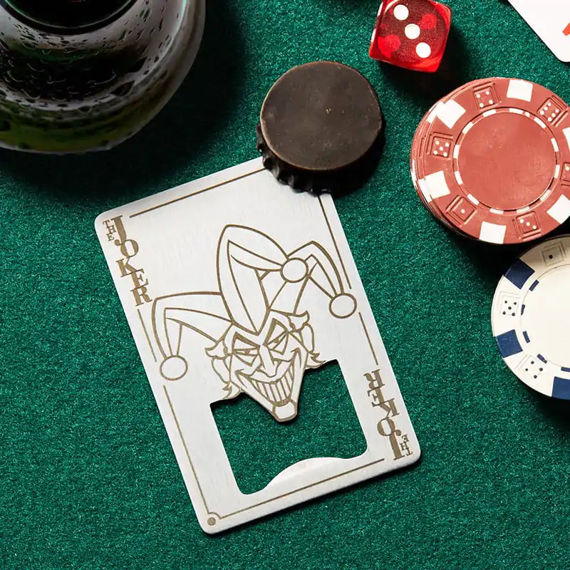 DC Comics Deschizator de sticle Joker Playing Card 8 cm poza produsului