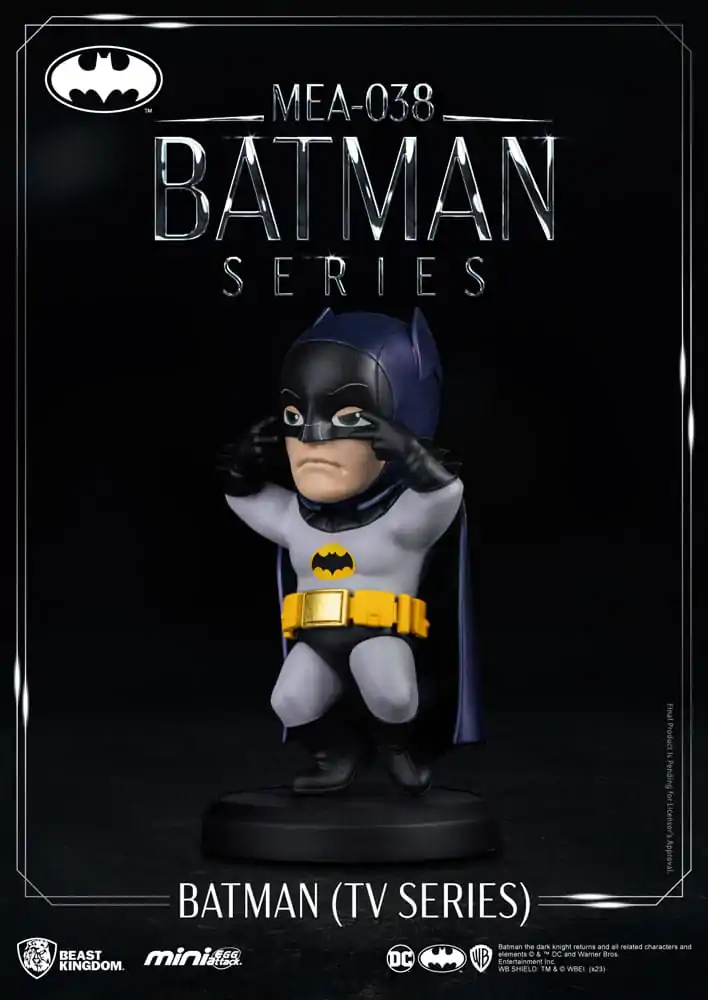 DC Comics Mini Figurina Atac Ou Batman (Serial TV 1966) 8 cm poza produsului