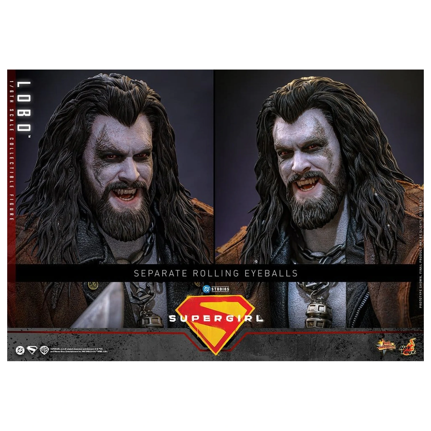 DC Comics Movie Masterpiece Figura de acțiune 1/6 Lobo 33 cm poza produsului