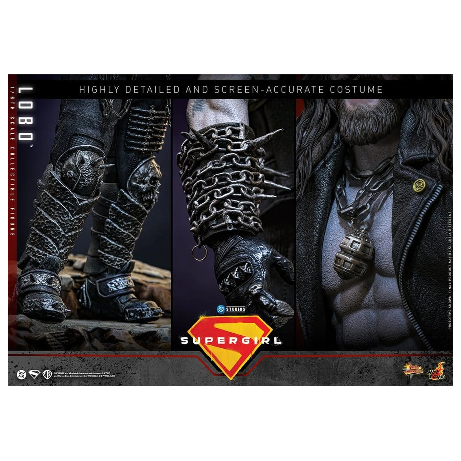 DC Comics Movie Masterpiece Figura de acțiune 1/6 Lobo 33 cm poza produsului