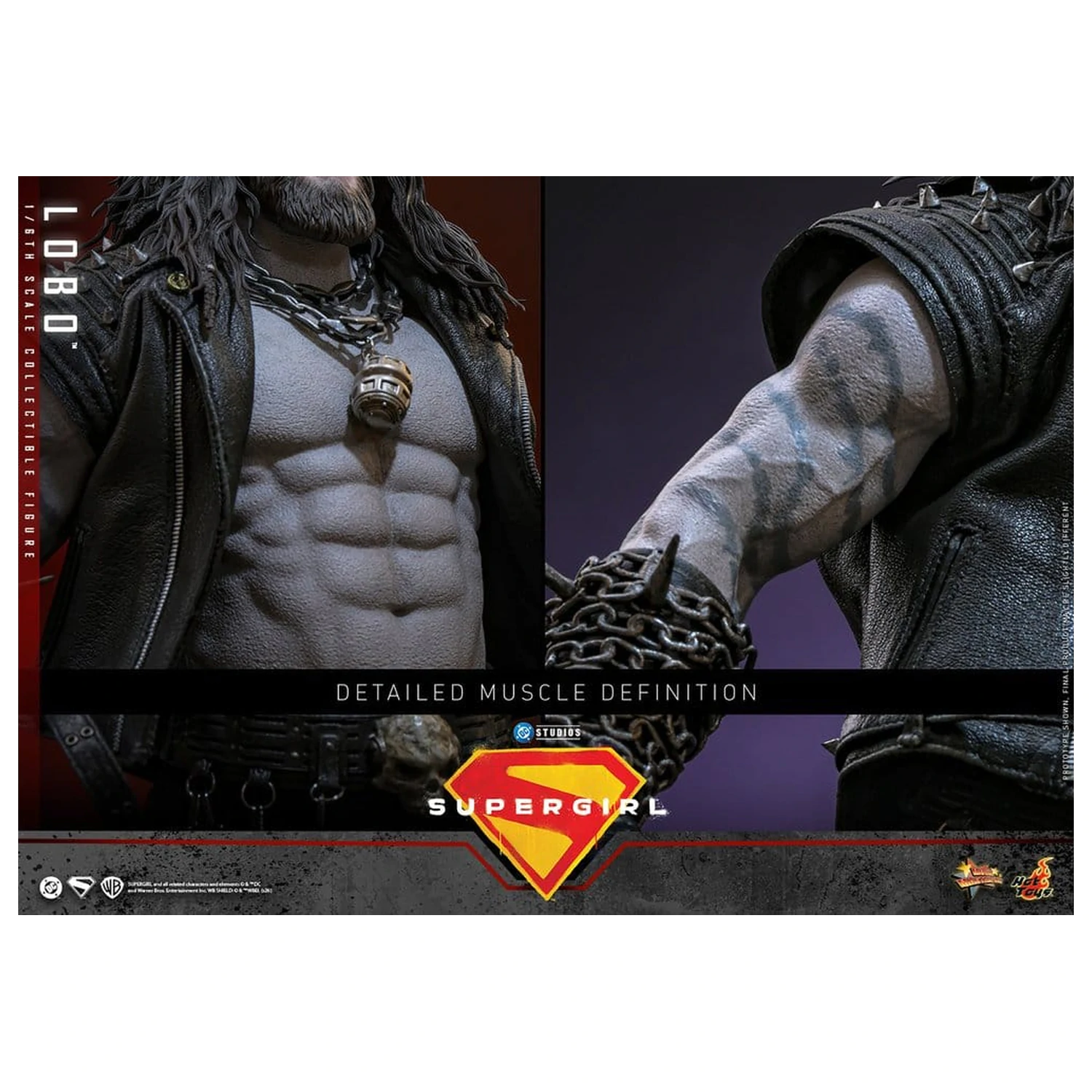 DC Comics Movie Masterpiece Figura de acțiune 1/6 Lobo 33 cm poza produsului