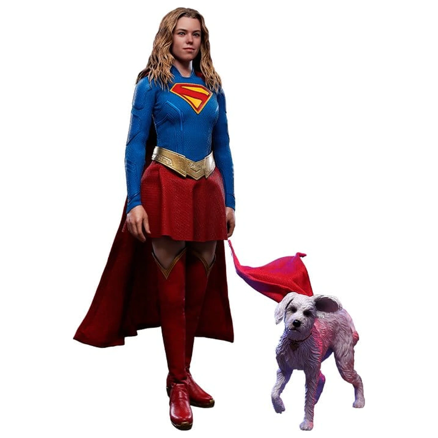 DC Comics Movie Masterpiece set figurine de acțiune Supergirl & Krypto 28 cm poza produsului