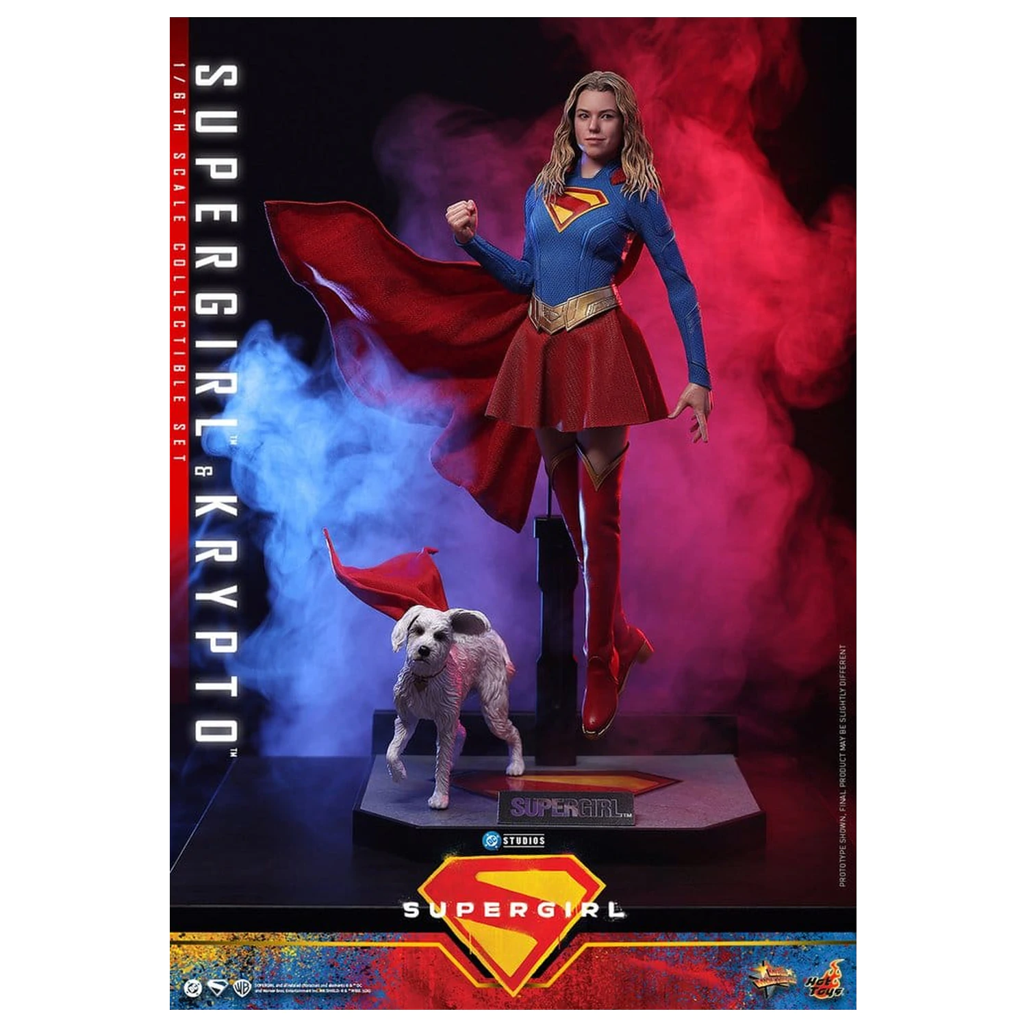 DC Comics Movie Masterpiece set figurine de acțiune Supergirl & Krypto 28 cm poza produsului