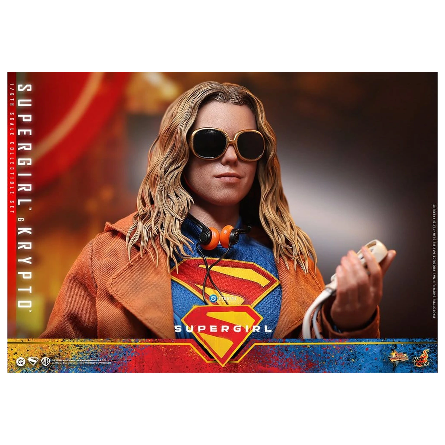 DC Comics Movie Masterpiece set figurine de acțiune Supergirl & Krypto 28 cm poza produsului