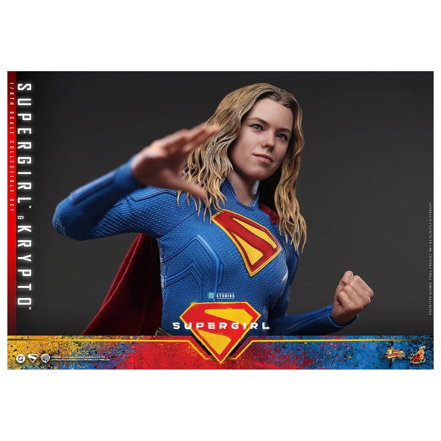 DC Comics Movie Masterpiece set figurine de acțiune Supergirl & Krypto 28 cm poza produsului