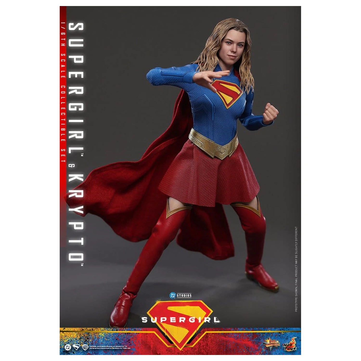 DC Comics Movie Masterpiece set figurine de acțiune Supergirl & Krypto 28 cm poza produsului