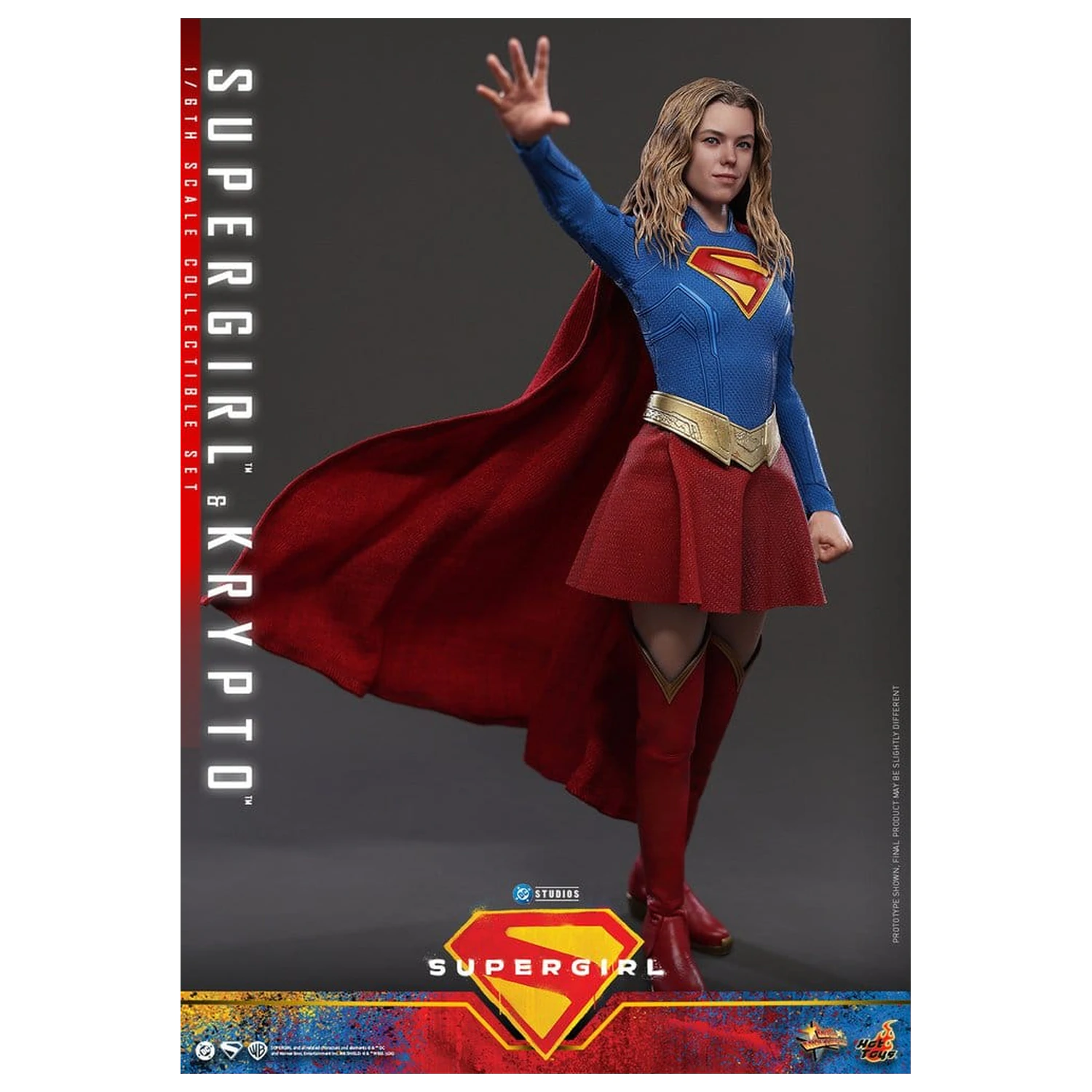 DC Comics Movie Masterpiece set figurine de acțiune Supergirl & Krypto 28 cm poza produsului