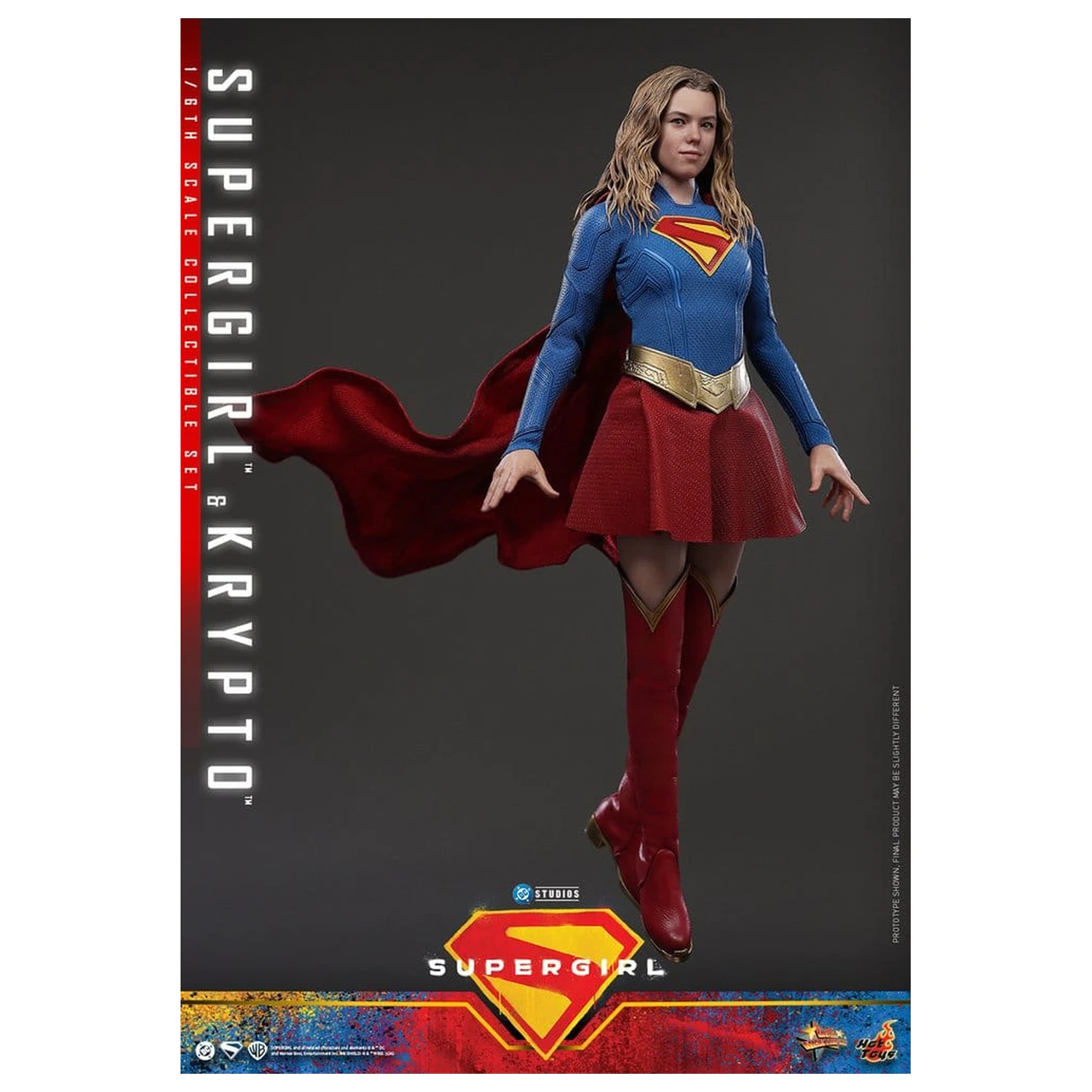 DC Comics Movie Masterpiece set figurine de acțiune Supergirl & Krypto 28 cm poza produsului