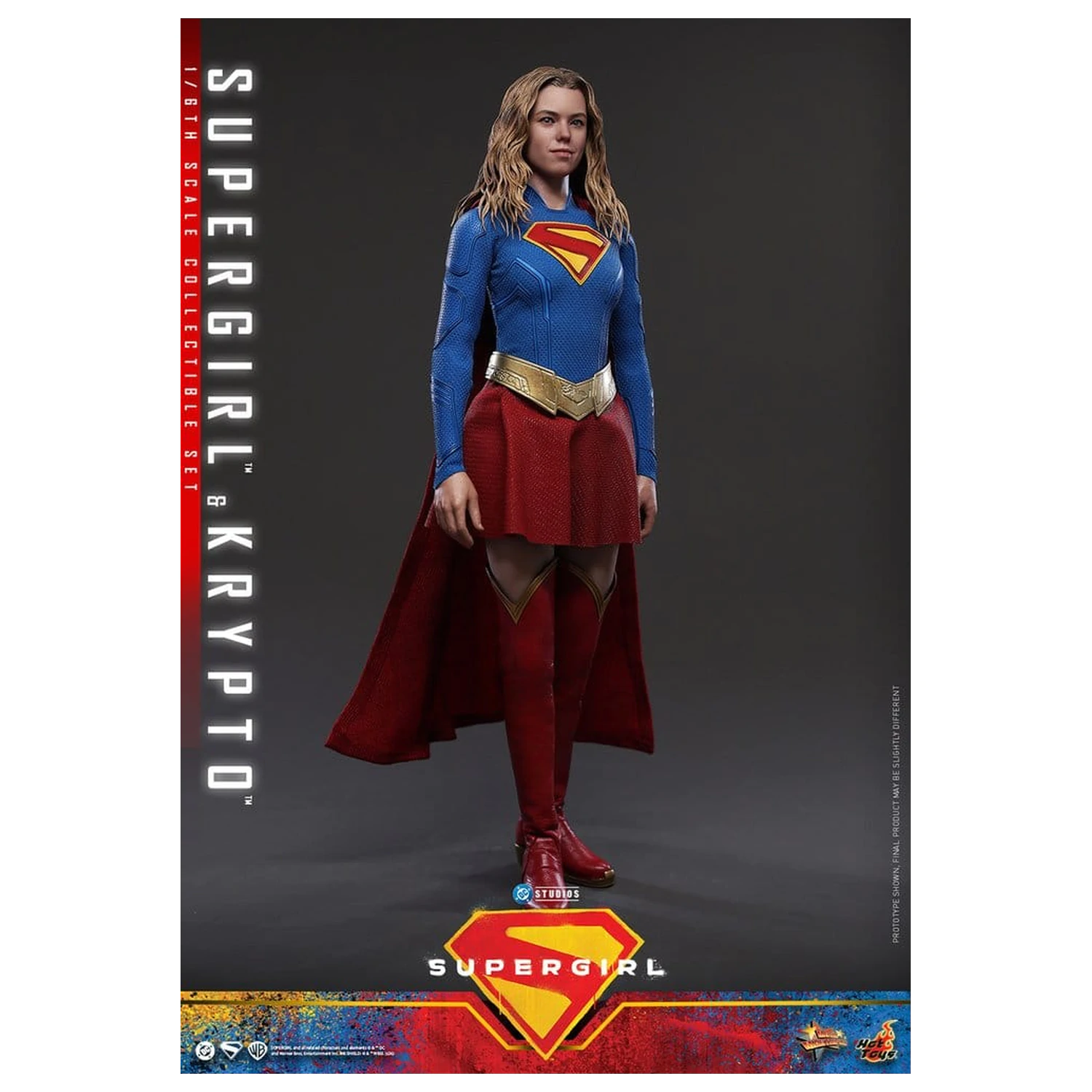 DC Comics Movie Masterpiece set figurine de acțiune Supergirl & Krypto 28 cm poza produsului