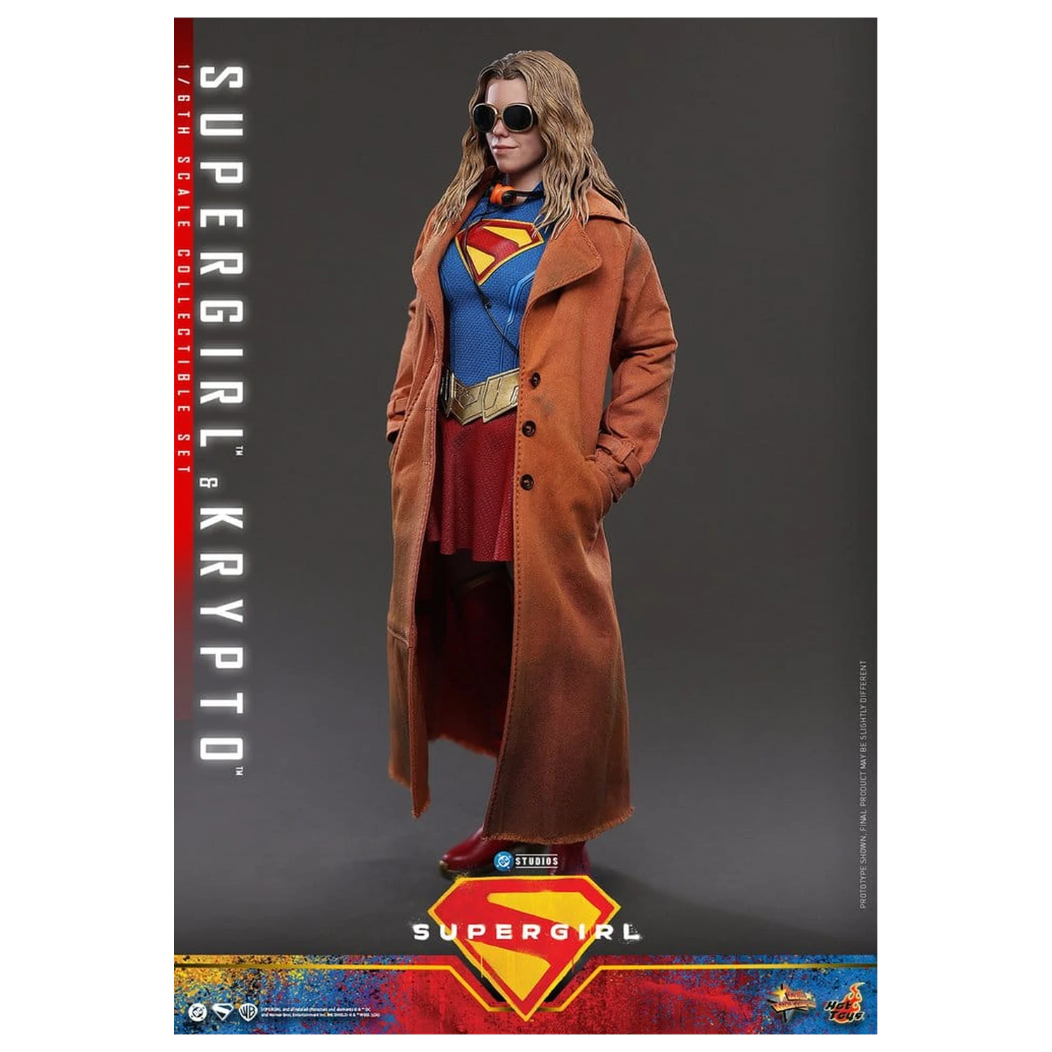 DC Comics Movie Masterpiece set figurine de acțiune Supergirl & Krypto 28 cm poza produsului