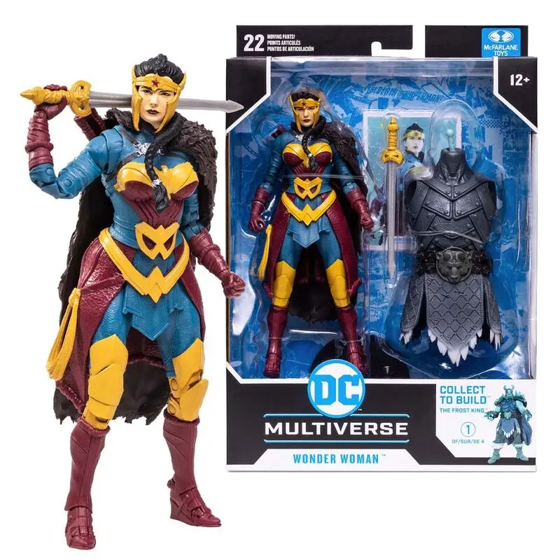 DC Multiverse Figurina de acțiune Construiește o figurină Wonder Woman Endless Winter 18 cm poza produsului