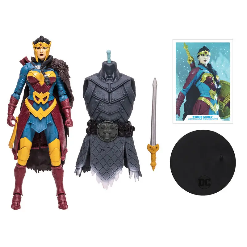 DC Multiverse Figurina de acțiune Construiește o figurină Wonder Woman Endless Winter 18 cm poza produsului