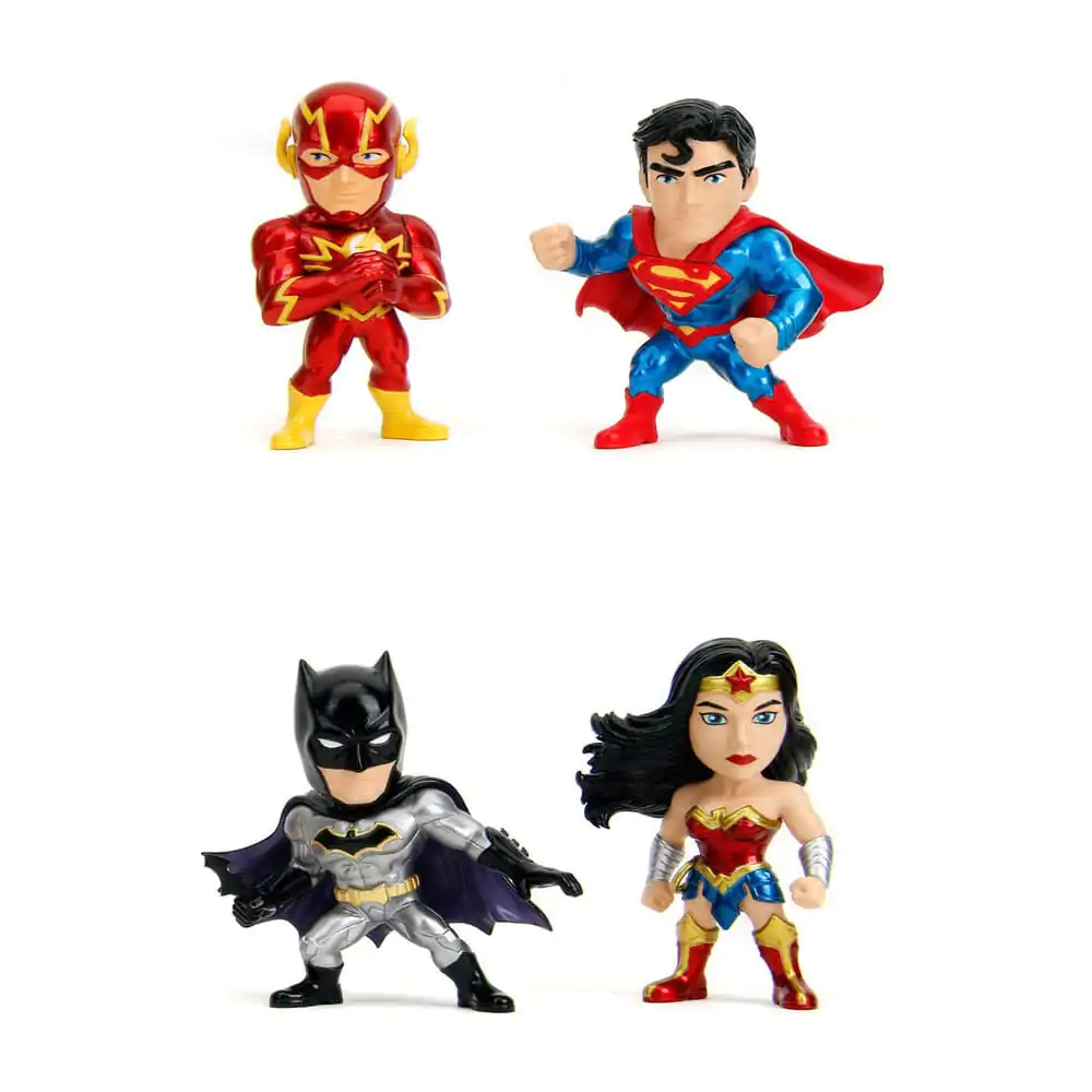 DC Comics Nano Metalfigs Figurina Mini Diecast Pachet de 4 Valul 1 4 cm poza produsului