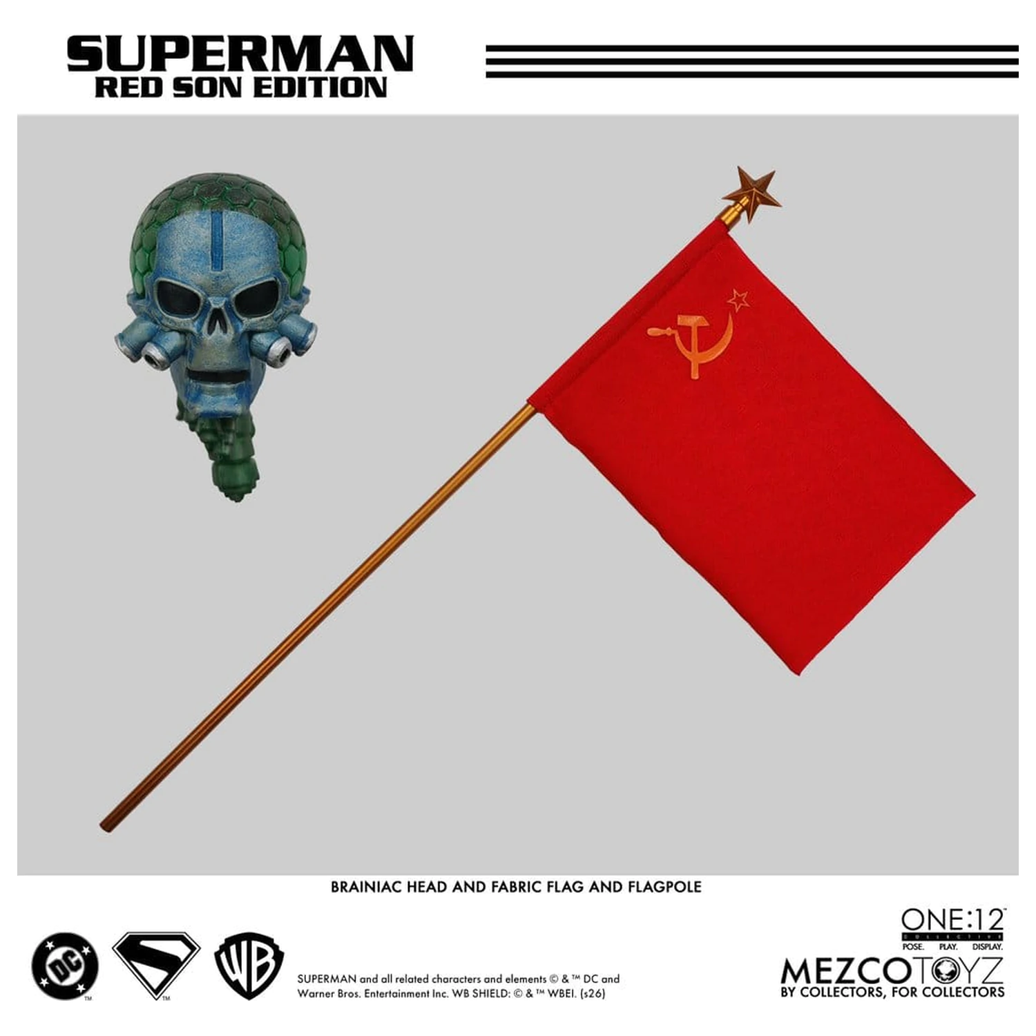DC Comics One:12 Collective Figurina de actiune 1/12 Superman: Red Son 17 cm poza produsului