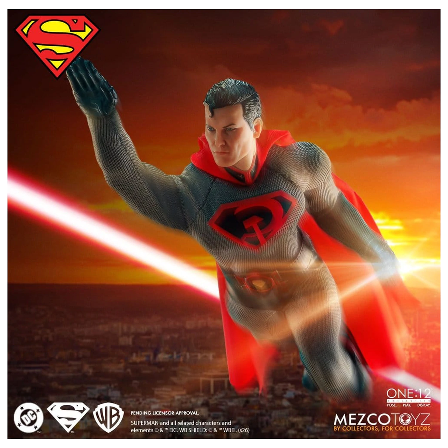 DC Comics One:12 Collective Figurina de actiune 1/12 Superman: Red Son 17 cm poza produsului