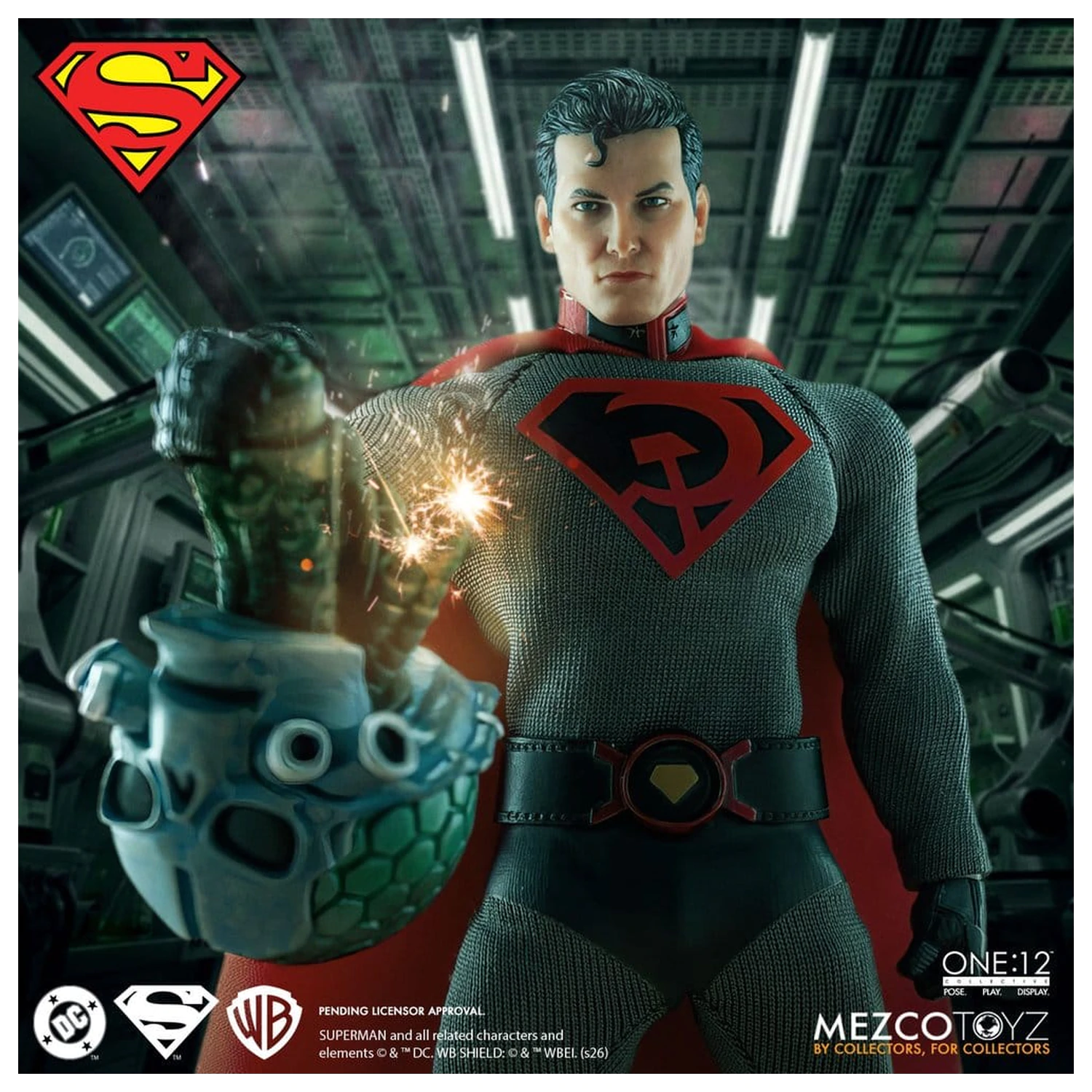 DC Comics One:12 Collective Figurina de actiune 1/12 Superman: Red Son 17 cm poza produsului