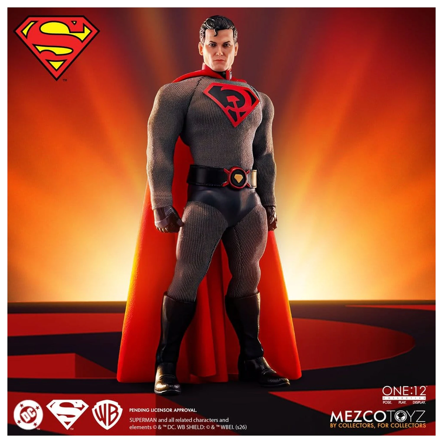 DC Comics One:12 Collective Figurina de actiune 1/12 Superman: Red Son 17 cm poza produsului