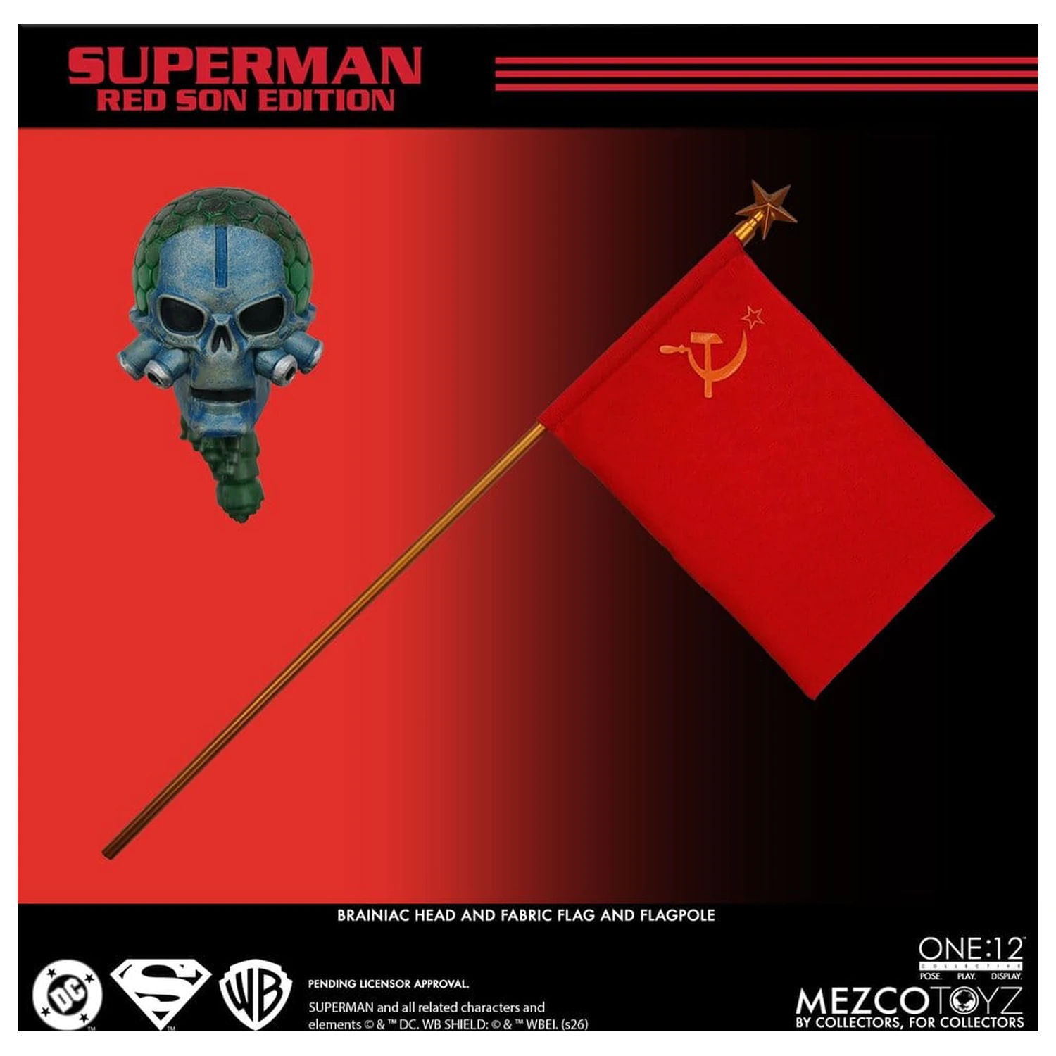 DC Comics One:12 Collective Figurina de actiune 1/12 Superman: Red Son 17 cm poza produsului