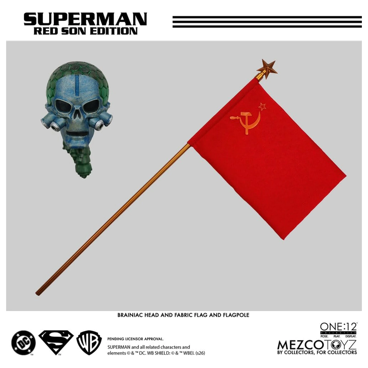 DC Comics One:12 Collective Figurina de actiune 1/12 Superman: Red Son 17 cm poza produsului