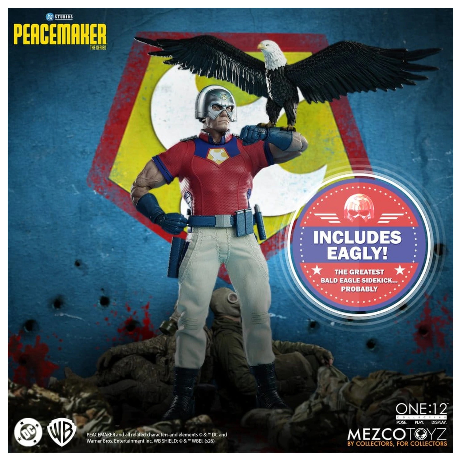 DC Comics One:12 Collective Figurina de actiune 1/12 Peacemaker 17 cm poza produsului
