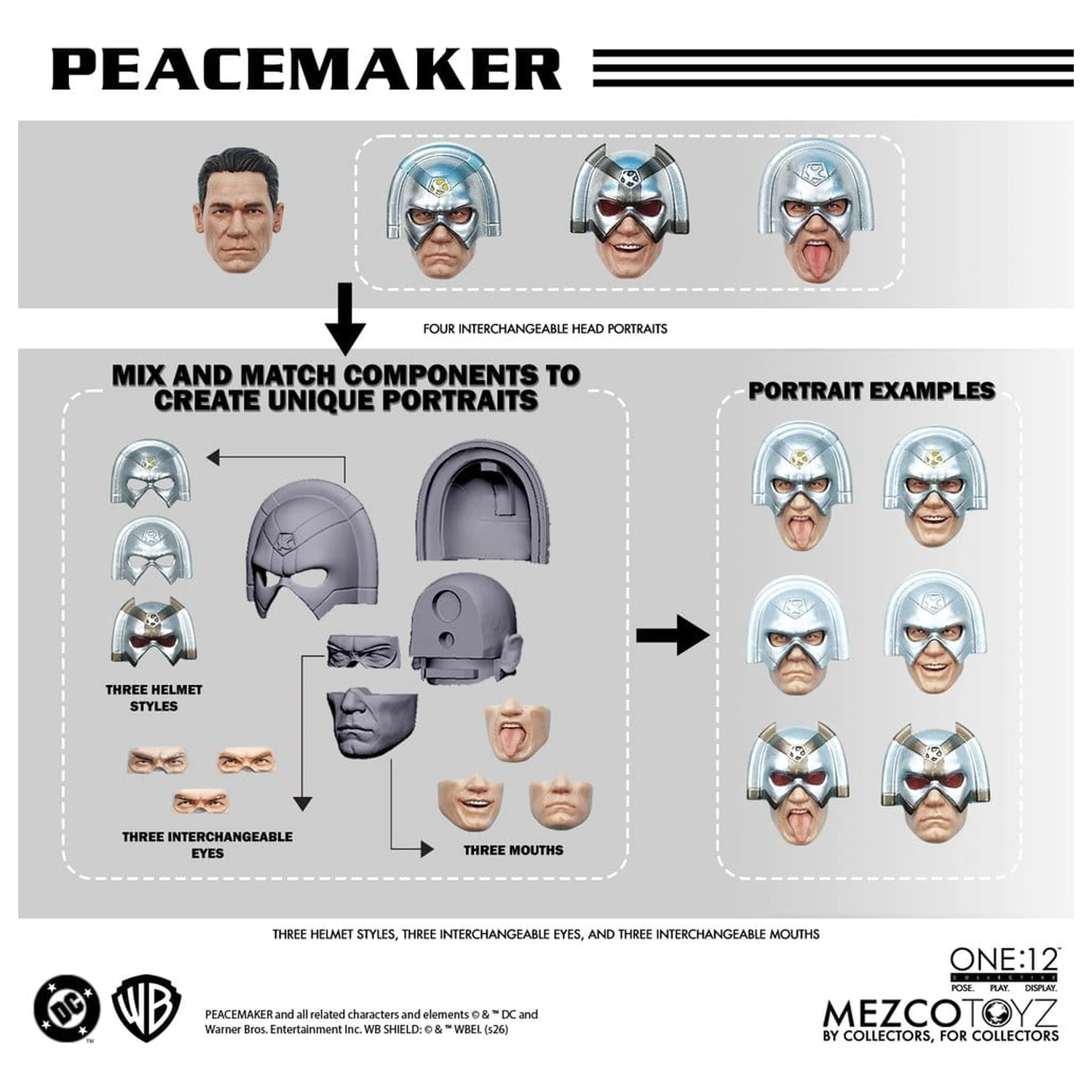 DC Comics One:12 Collective Figurina de actiune 1/12 Peacemaker 17 cm poza produsului
